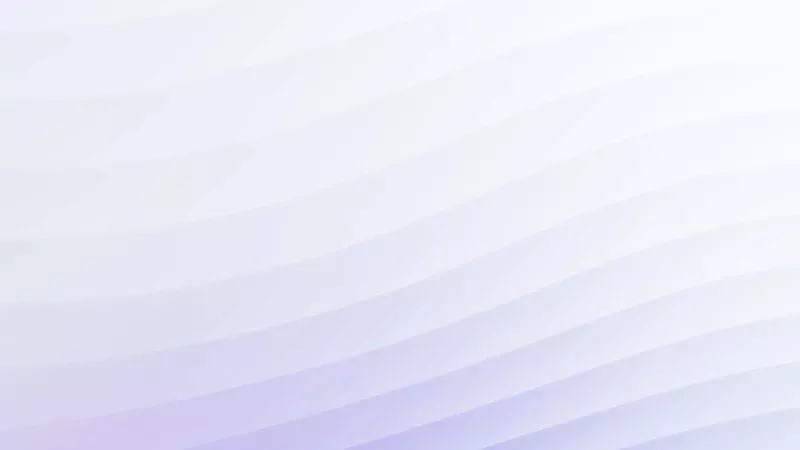 Soft abstract background with layered, flowing waves in pale blue and lavender tones.